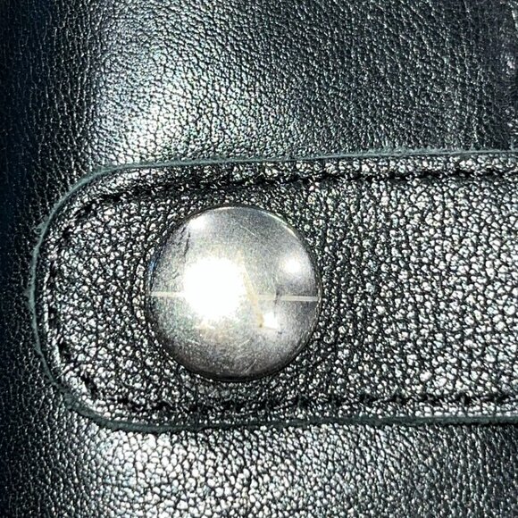 AQUATALIA Geovanna Black Leather Knee High Side Zip Boots - EUC - Women's 8.5 - Picture 3 of 15